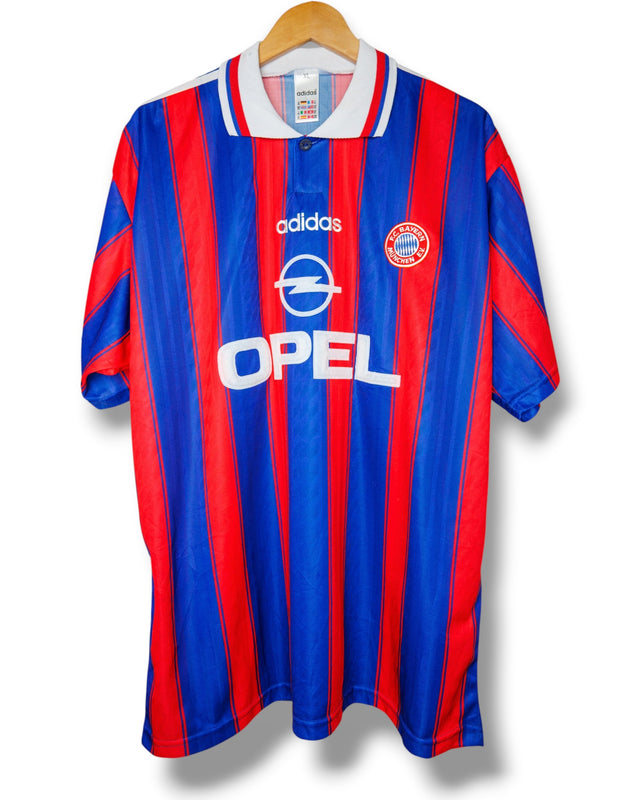 Bayern Munchen 1995/1996 Thuis Shirt Scholl #7 (XL)