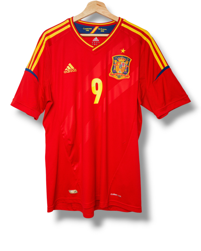Spanje 2012 Thuis Shirt Fernando Torres #9 (L)