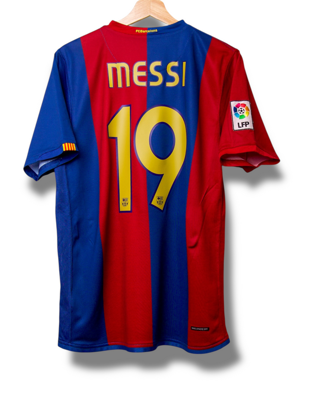 Barcelona 2006/2007 Thuis Shirt Messi #19 (M)