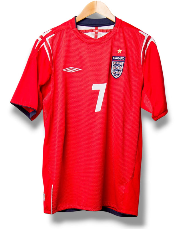 England 2004 Away Trikot Beckham #7 (M)