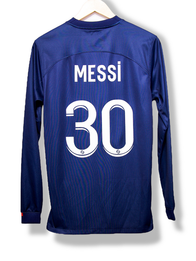PSG 2022/2023 Heimtrikot Messi #30 Langarm (S)