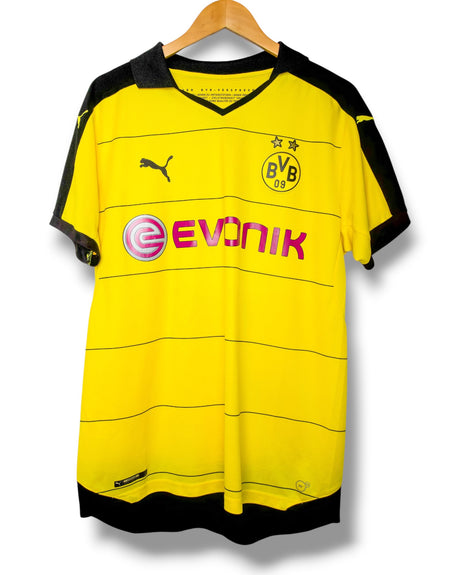 Dortmund 2015/2016 Home Shirt Aubameyang #17 (L)