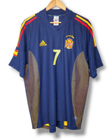 Spanje 2002 Uit Shirt Raul #7 (L)