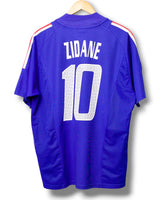France 2002 Home Shirt Zidane #10 (L)