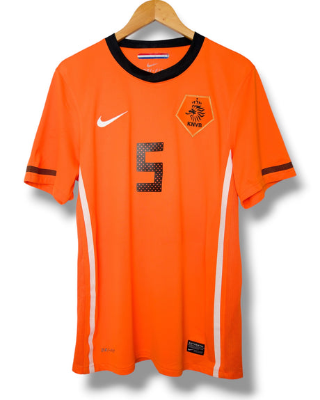 Netherlands 2010 Home Shirt Van Bronckhorst #5 (M)