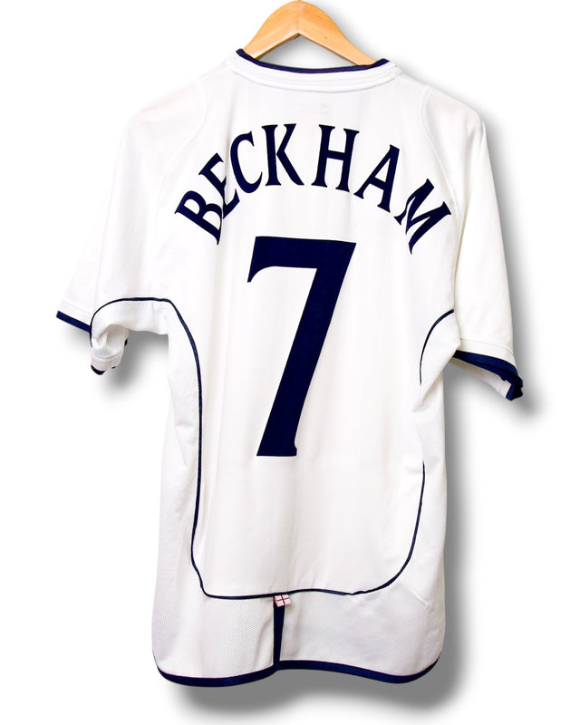Engeland 2002 Thuis Shirt Beckham #7 (M)