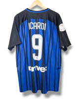 Inter Milan 2017/2018 Thuis Shirt Icardi #9 (XL)