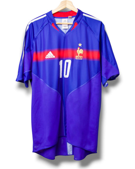 France 2004/2006 Home Shirt Zidane #10 (XL)
