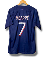 PSG 2023/2024 Thuis Shirt Mbappe #7 (M)