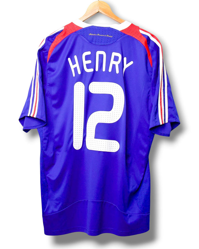 France 2008 Home Shirt Henry #12 (L)