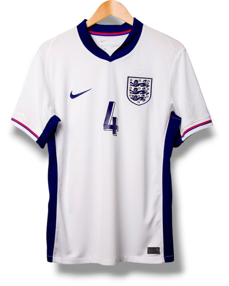 England 2024 Home Shirt Rice #4 (M)
