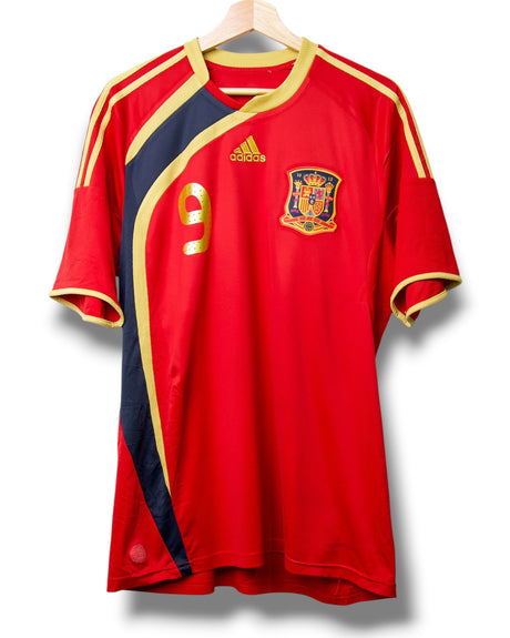 Spain 2009 Home Shirt Torres #9 (M)