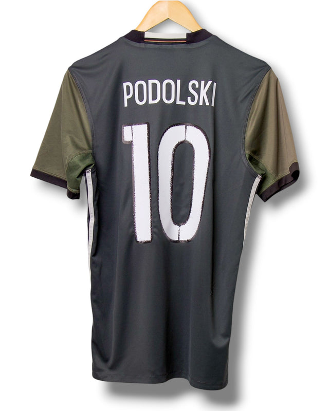 Duitsland 2016 Uit Shirt Podolski #10 (M)