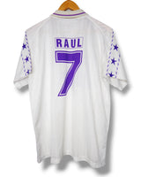 Real Madrid 1996/1997 Thuis Shirt Raul #7 (XL)