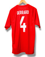 Engeland 2014 Uit Shirt Gerrard #4 (M)