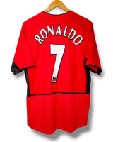 Manchester United 2002/2004 Thuis Shirt Ronaldo #7 (M)