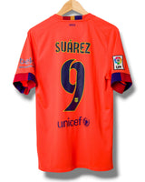 Barcelona 2014/2015 Uit Shirt Suarez #9 (S)