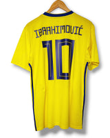 Zweden 2018 Thuis Shirt Ibrahimovic #10 (L)