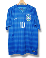 Brazilie 2014 Uit Shirt Neymar #10 (L)