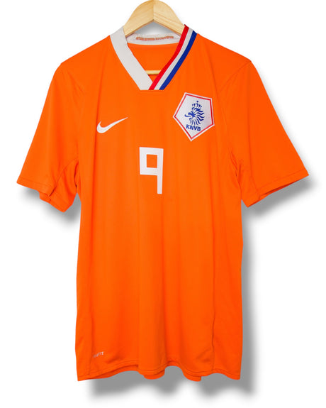 Netherlands 2008 Home Shirt Van Nistelrooy #9 (L)