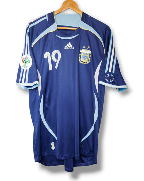 Argentinie 2006 Uit Shirt Messi #19 (XL)