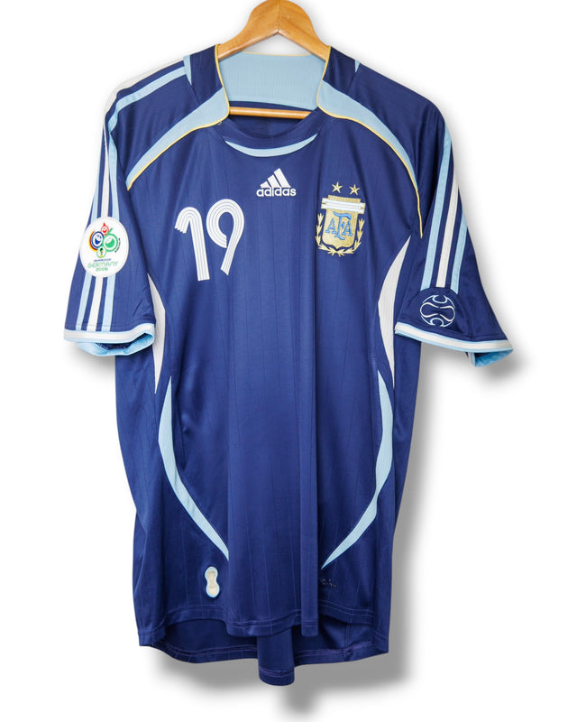 Argentinie 2006 Uit Shirt Messi #19 (XL)