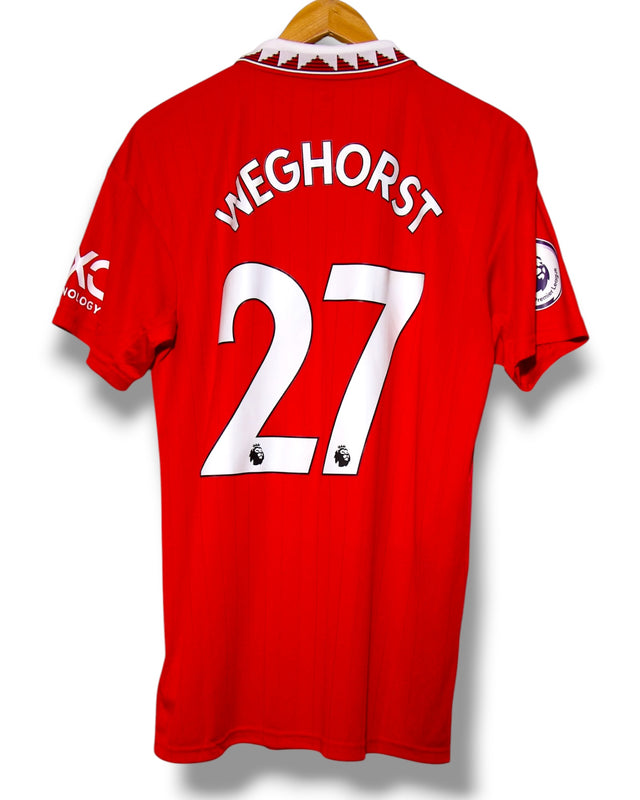 Manchester United 2022/2023 Home Shirt Weghorst #27 (M)