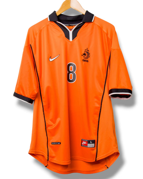 Netherlands 1998 Home Shirt Bergkamp #8 (L)