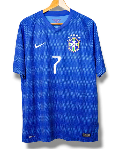 Brazil 2014 Away Shirt Hulk #7 (L)
