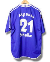 Schalke 04 2000/2001 Thuis Shirt Mpenza #21 (XL)