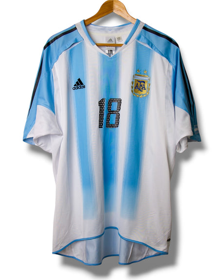 Argentina 2004 Home Shirt Messi #18 (XL)