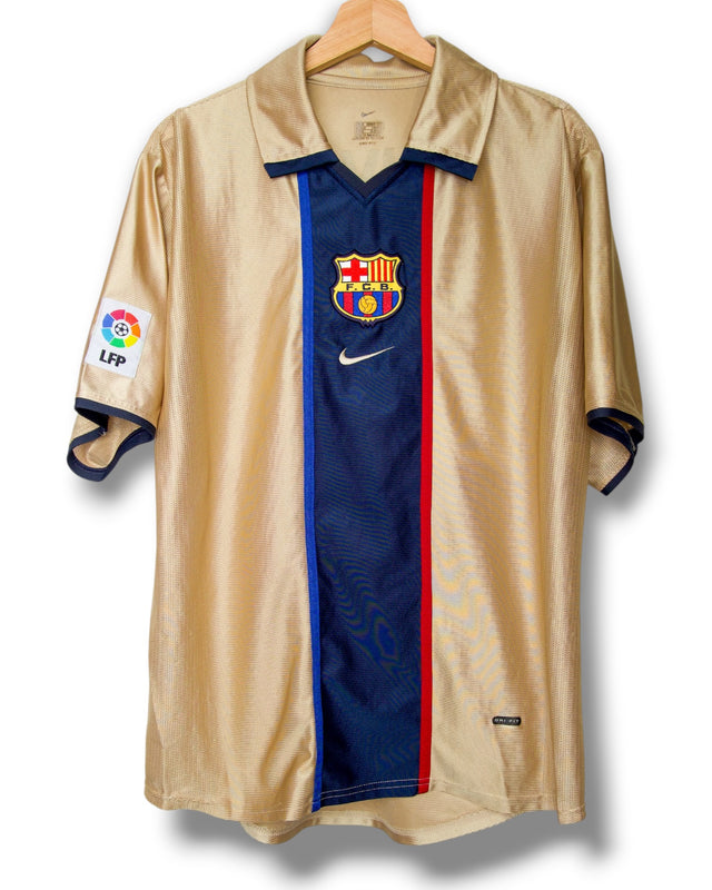 Barcelona 2000/2001 Uit Shirt Puyol #24 (M)