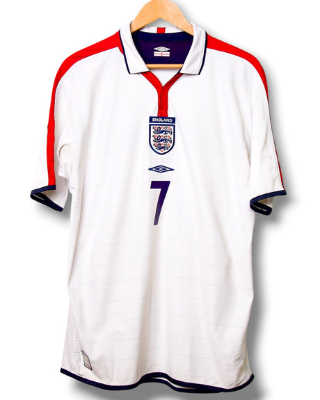 England 2004 Home Shirt Beckham #7 (L)