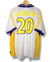 Zweden 2000 Uit Shirt Larsson #20 (XL)