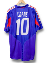France 2004 Home Shirt Zidane #10 (XL)