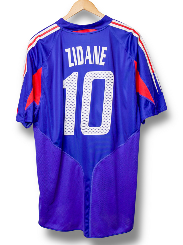 France 2004 Home Shirt Zidane #10 (XL)