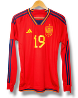 Spanje 2023 Thuis Shirt Lamine Yamal #19 (S)