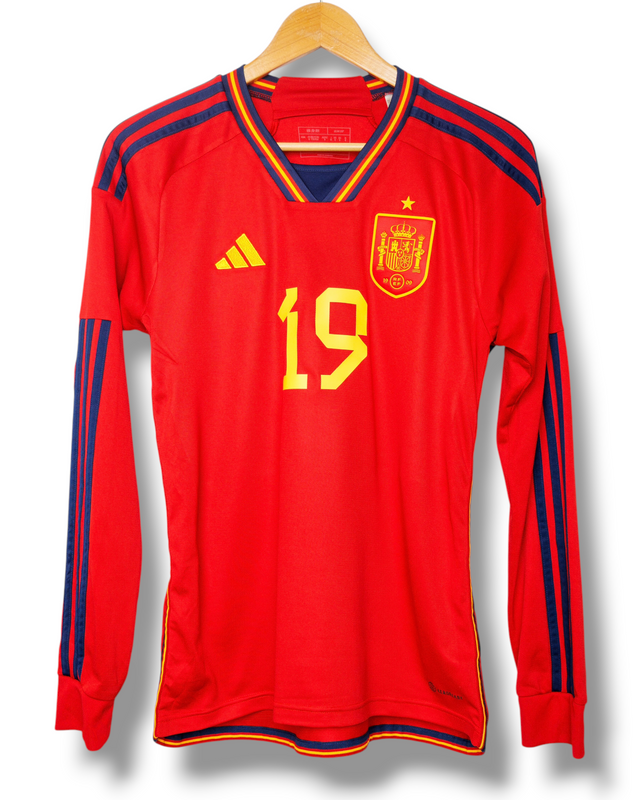 Spanje 2023 Thuis Shirt Lamine Yamal #19 (S)