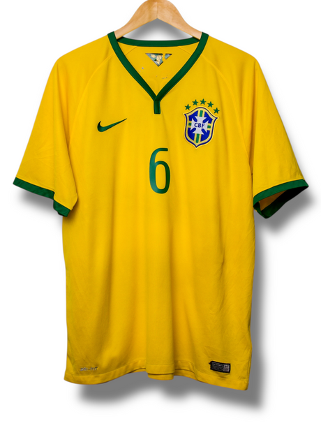 Brazil 2014 Home Shirt Marcelo #6 (XL)