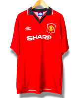 Manchester United 1994 Thuis Shirt Beckham #24 (XL)