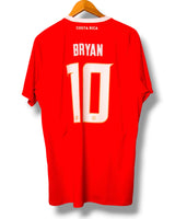 Costa Rica 2018 Thuis Shirt Bryan #10 (XL)