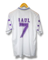 Real Madrid 1996/1997 Thuis Shirt Raul #7 (M)