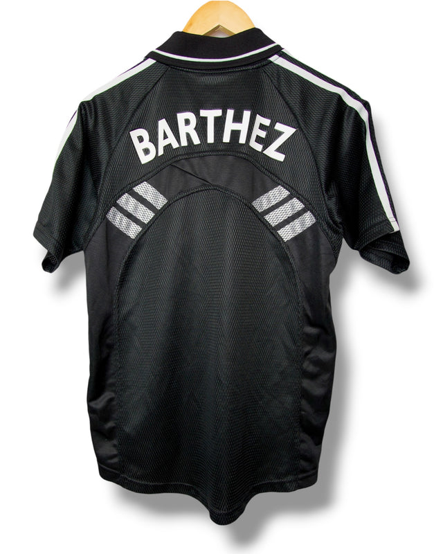 Frankrijk 1998 Thuis Shirt Barthez # (164)