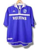 Schalke 04 2000/2001 Thuis Shirt Mpenza #21 (XL)