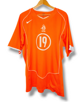 Nederland 2004 Thuis Shirt Robben #19 (XL)