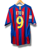 Barcelona 2005/2006 Home Shirt Eto'o #9 (L)