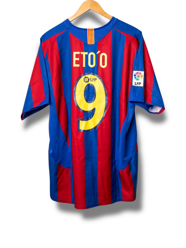Barcelona 2005/2006 Home Shirt Eto'o #9 (L)