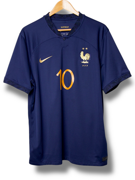 France 2022 Home Shirt Mbappe #10 (XL)