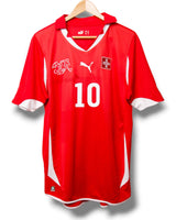 Zwitserland 2010 Thuis Shirt Nkufo #10 (M)
