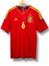 Spain 2012 Home Shirt Iniesta #6 (L)